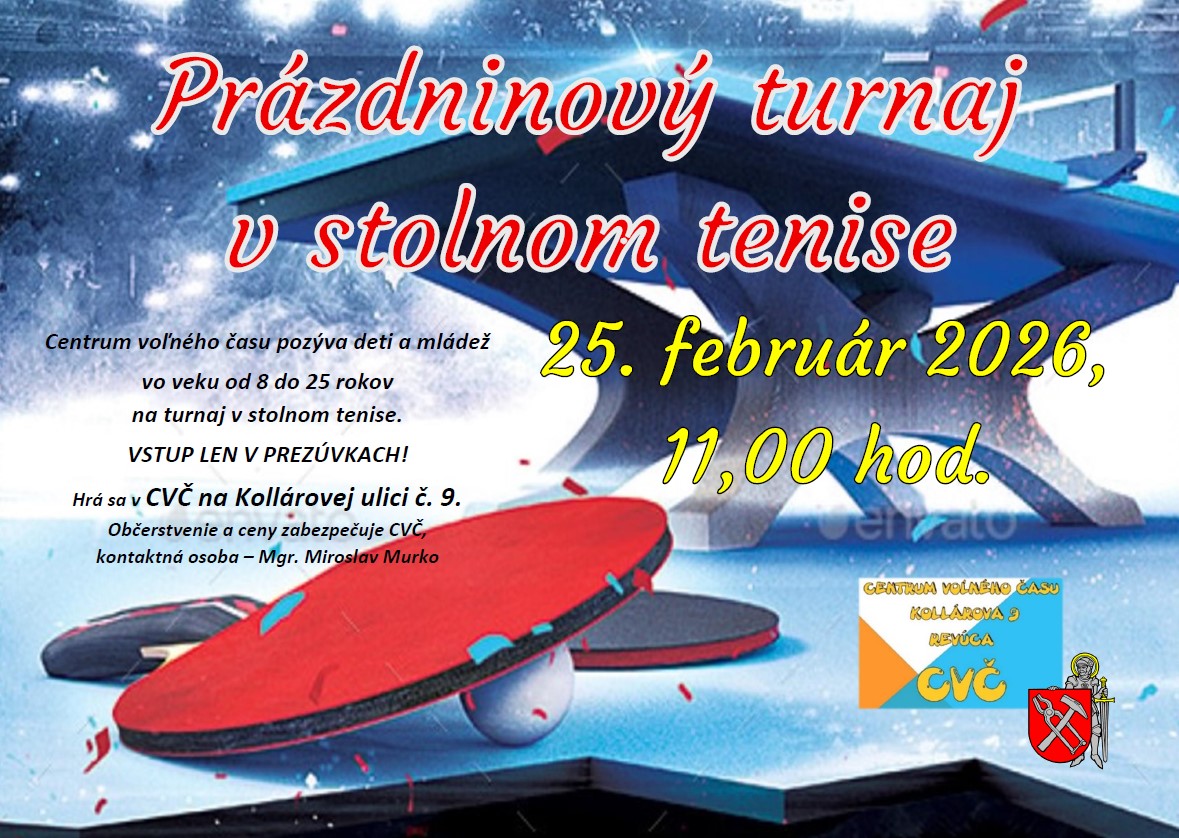 Plagát 2526 stolný tenis 1